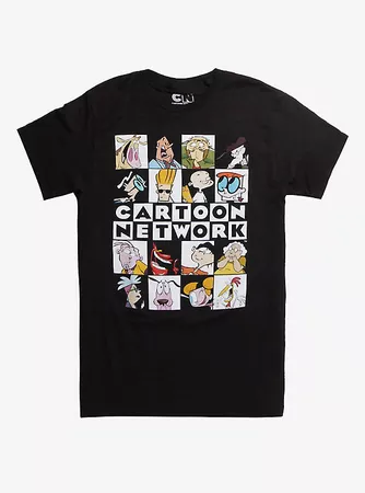 Cartoon Network Checkered Box Characters T-Shirt Hot Topic Exclusive