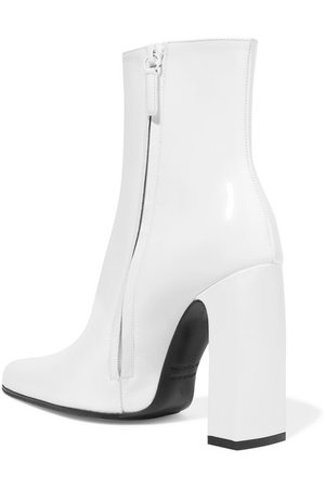 Balenciaga | Leather ankle boots | NET-A-PORTER.COM