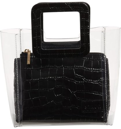 Staud Mini Shirley Transparent Handbag | Nordstrom
