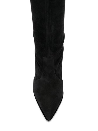 Casadei Stiletto thigh-high Boots - Farfetch
