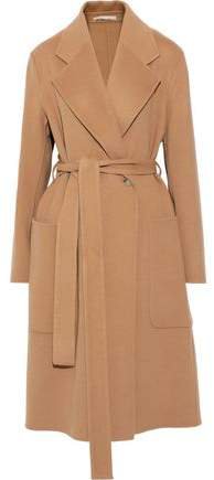 Carice Belted Wool And Cashmere-blend Felt Coat