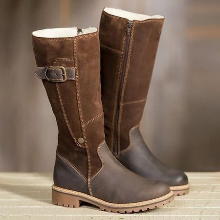 leather brown winter boots - Pesquisa Google