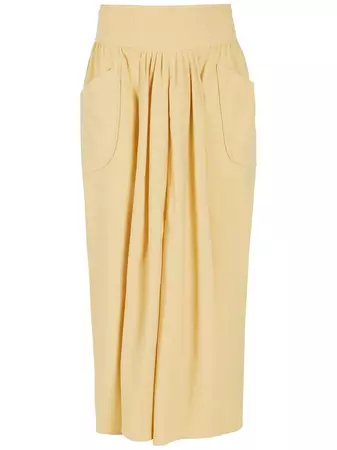 Shop Framed pleated midi skirt with Express Delivery - FARFETCH