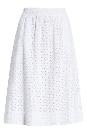 1901 Eyelet A-Line Skirt (Regular & Petite) | Nordstrom