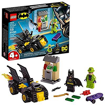 Amazon.com: LEGO DC Batman: Batman vs The Riddler Robbery 76137 Building Kit (59 Pieces): Toys & Games
