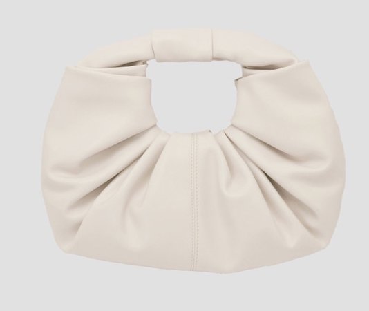 source unknown croissant bag ivory