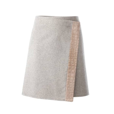 Cashmere Lamb Nappa Skirt | Utmon Es Pour Paris | Wolf & Badger
