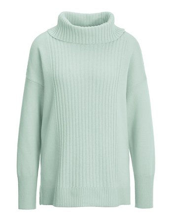 Cashmere sweater, light mint green, Green | Madeleine US