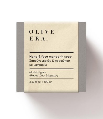 OLIVE ERA Hand and face mandarine soap – Olive era