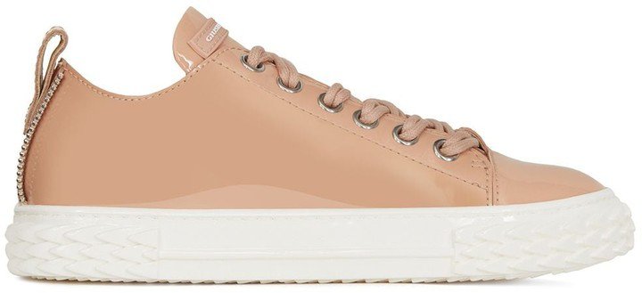 Low-Top Lace-Up Trainers