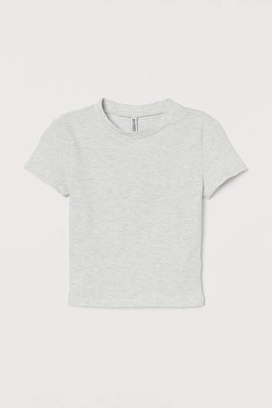 Short T-shirt - Gray