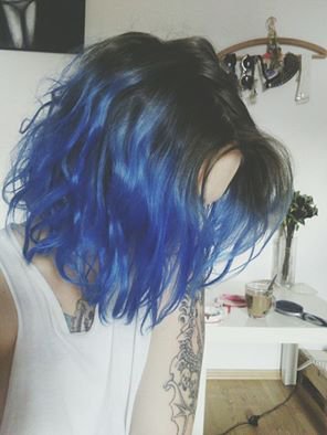 short blue hair - Google Search