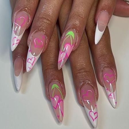 stiletto acrylic nails