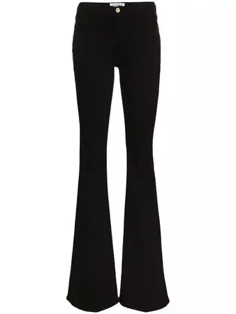 FRAME High-Rise Flared Jeans - Farfetch