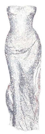 Versace crystal dress