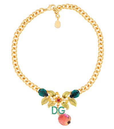 Dolce & Gabbana - Exclusive to Mytheresa – Crystal-embellished necklace | Mytheresa