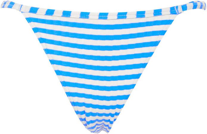 Lulul Striped Bikini Bottoms