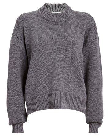 Alexander Wang | Zipper-Accented Wool Sweater | INTERMIX®