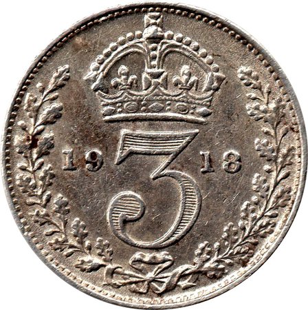 three pence 1918