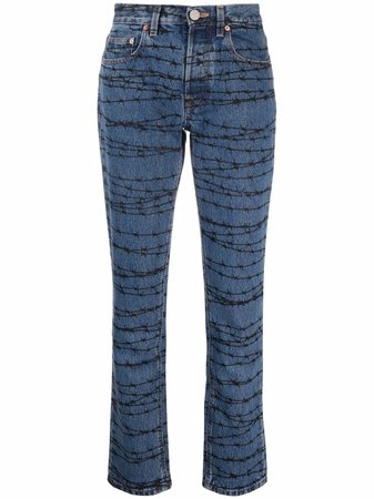 VETEMENTS Jeans Med Ståltrådsmönster - Farfetch