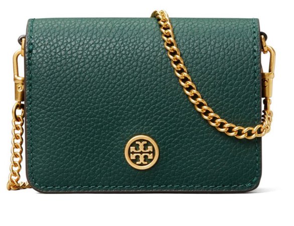 Green handbag Tori Burch