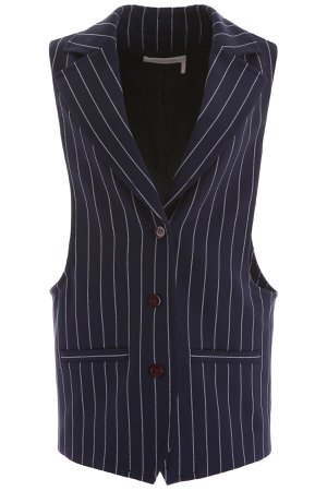 See by Chloé Pinstriped Vest