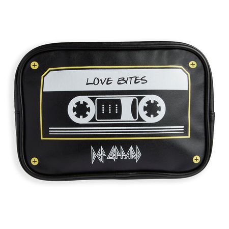 Rock and Roll Beauty Def Leppard Cassette Tape Cosmetic Bag | Revolution Beauty Official Site