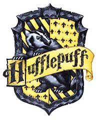 yellow and black Harry Potter house crest - Google Search