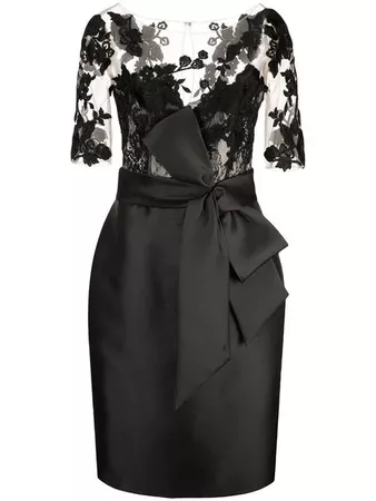 Badgley Mischka panelled fitted dress £946 - Shop Online - Fast Global Shipping, Price