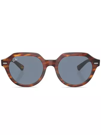 Ray-Ban Gina round-frame Sunglasses - Farfetch