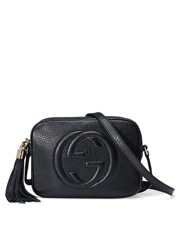 Gucci Soho Leather Disco Bag, Black | Neiman Marcus