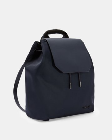 Drawstring backpack - Dark Blue | Bags | Ted Baker UK