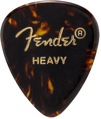 Fender guitar pick 451 Shape, Shell, Heavy (12)