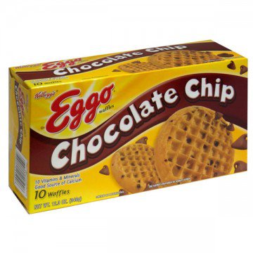 Kellogg's Eggo Waffles Chocolate Chip - 10 ct » Cereal & Breakfast Foods » General Grocery