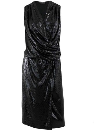 Me&Thee Close Quarters Black Sequin Dress