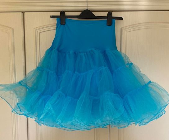 blue petticoat