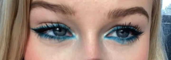 makeup blue