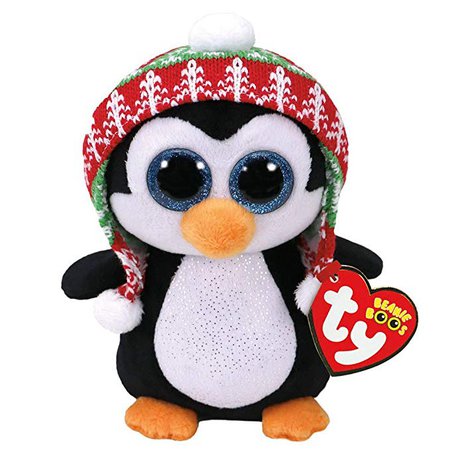 Amazon.com: Ty Beanie Boo 37239 Penelope The Penguin 15cm: Toys & Games