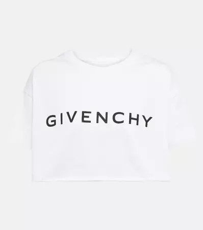 Givenchy - Logo cropped T-shirt | Mytheresa