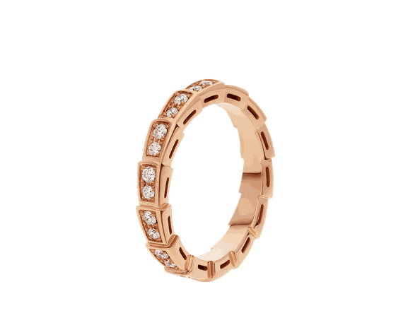 Serpenti Viper Rose gold Ring 349708 | Bvlgari