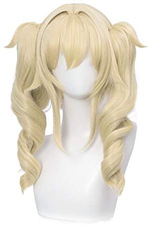 blonde pigtail cosplay wig