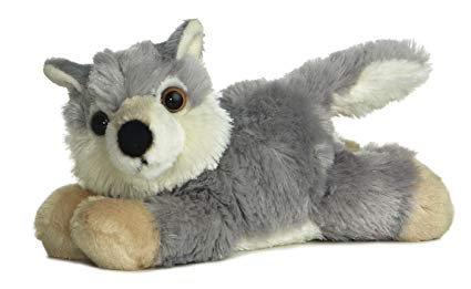 Aurora Woolsey Wolf Mini Flopsie Plush Stuffed Animal 8": Amazon.ca: Toys & Games