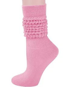 pink slouch sock