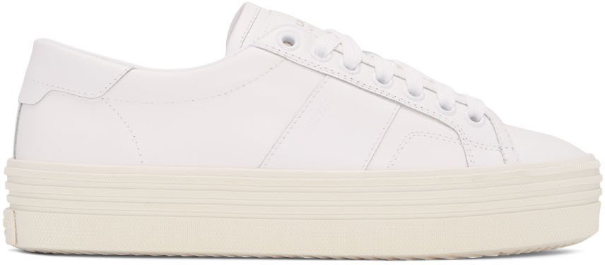 Saint Laurent Signature Court Classic Sl/39 Platform Sneaker In Off White Leather | ModeSens