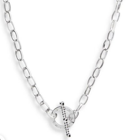 olivia burton silver chain necklace