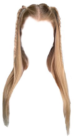 blonde hair with braids | @rosierubyjane