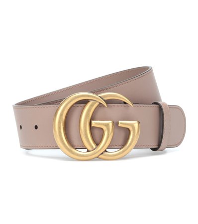 Gucci - GG leather belt | Mytheresa
