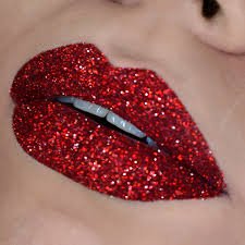 red burlesque lipstick glitter - Google Search