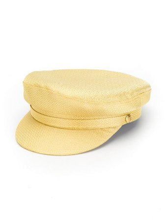 Manokhi metallic baker boy hat