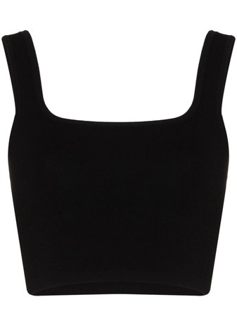 Shop Matteau stretch-fit cropped tank top with Express Delivery - FARFETCH